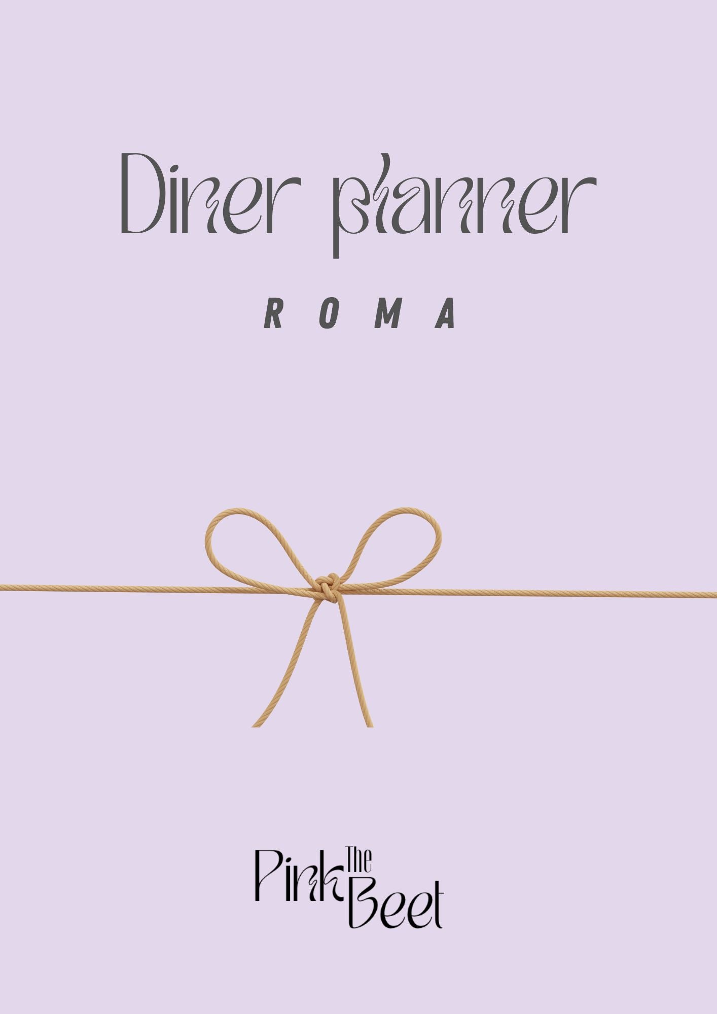 Diner planner | Roma